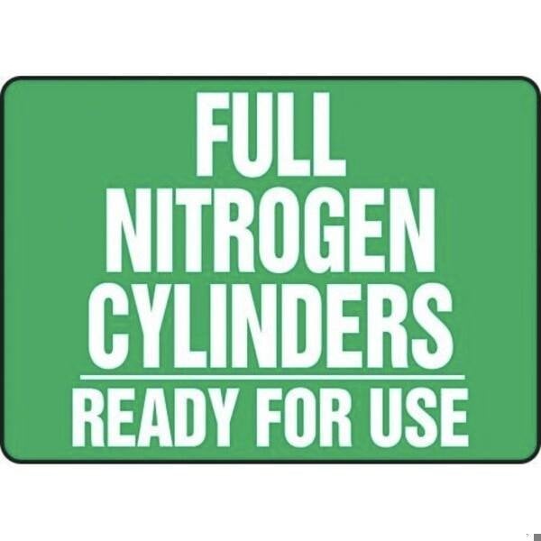 Accuform CYLINDER COMPRESSED GAS SIGN MWLD508XT MWLD508XT - main